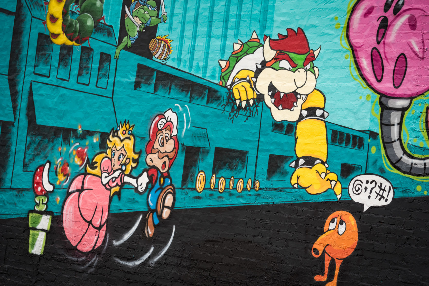 Reboot Arcade Bar Mural